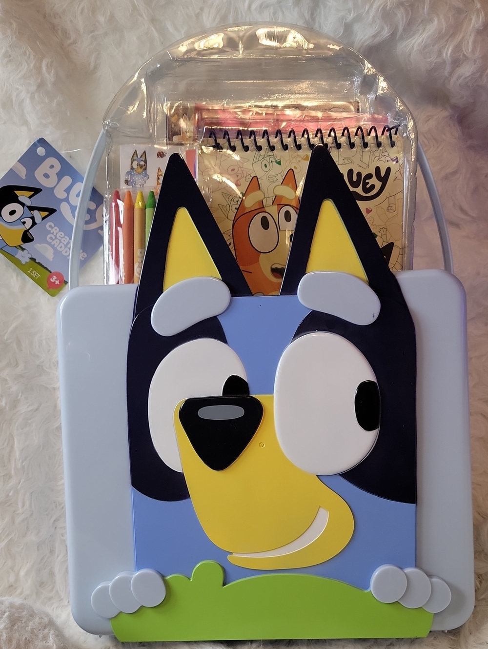 NWT Bluey Kids Activity Set with Carrying Case
